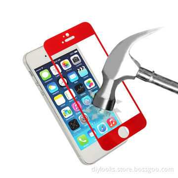 Link Dream Explosion-proof Tempered Glass Film with Holder & Earphone Winders for iPhone 5 & 5S